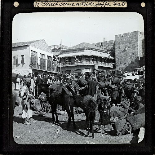 Street Scene outside Jaffa Gate