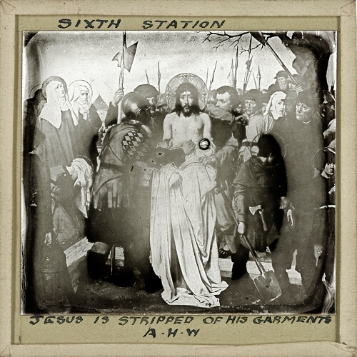 Sixth station -- Jesus is stripped of his garments