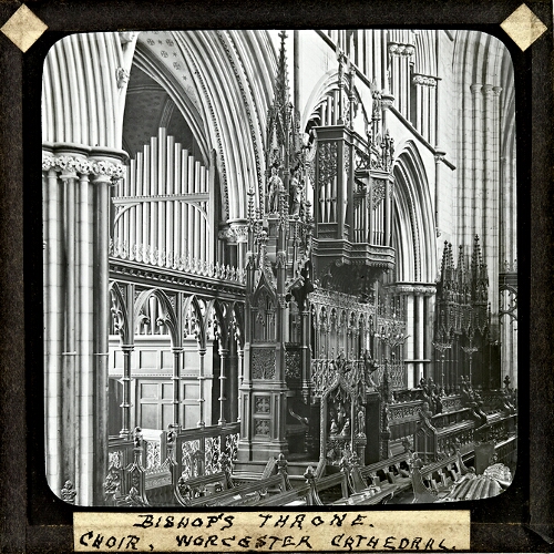 Bishop's Throne, Choir, Worcester Cathedral