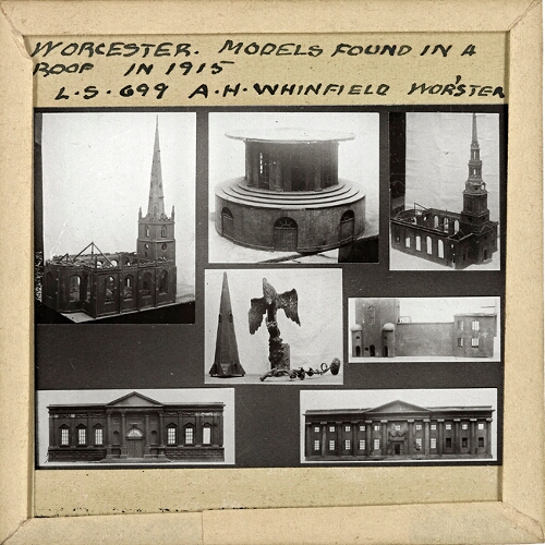 Worcester, Models Found in a Roof in 1915