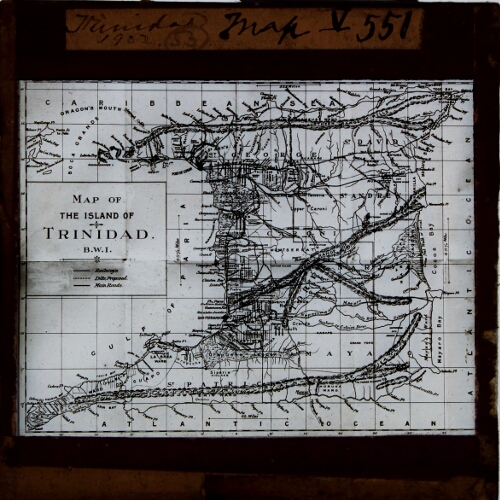 Map of the Island of Trinidad