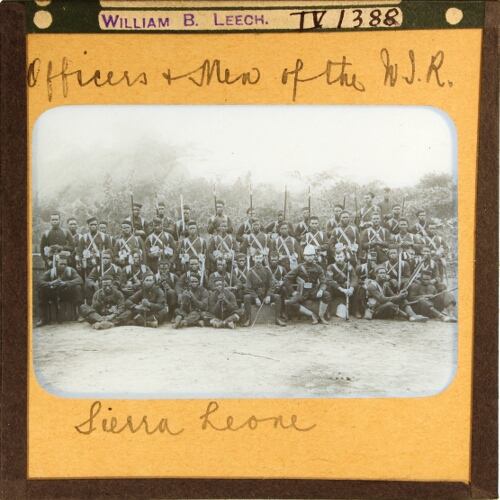 Officers and Men of the W.I.R., Sierra Leone