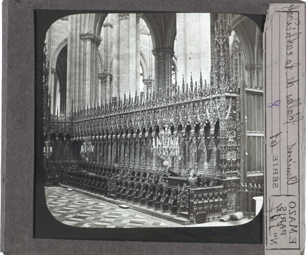 Stalles de la cathédrale – secondary view of slide