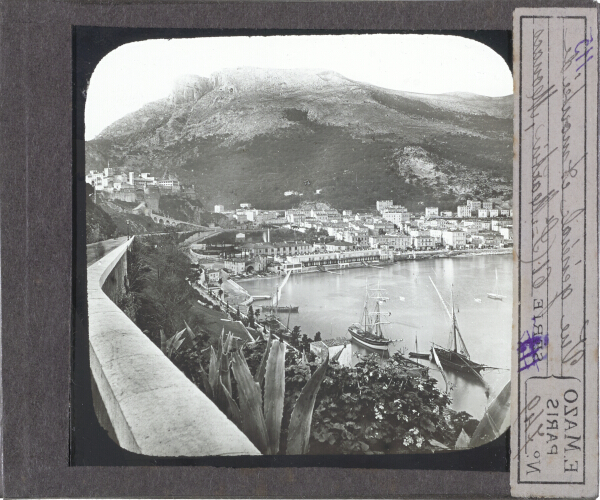 Vue générale et montée de Saint Martin, Monaco – secondary view of slide