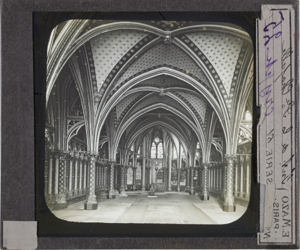 Intérieur de la Sainte Chapelle – secondary view of slide