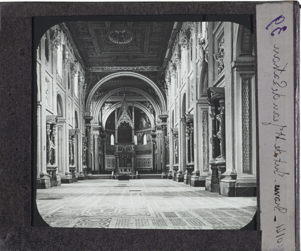 Rome. Intérieur de Saint Jean de Latran – secondary view of slide