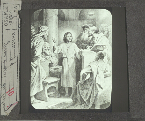 Jésus parmi les Docteurs – secondary view of slide