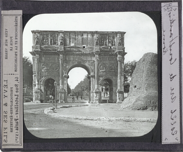 Arc de Constantin, Rome – secondary view of slide