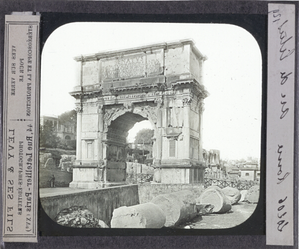 Rome. Arc de Titus – secondary view of slide