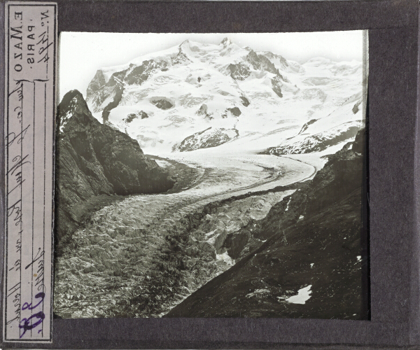 Le Mont Rose, vu du Hoernli – secondary view of slide