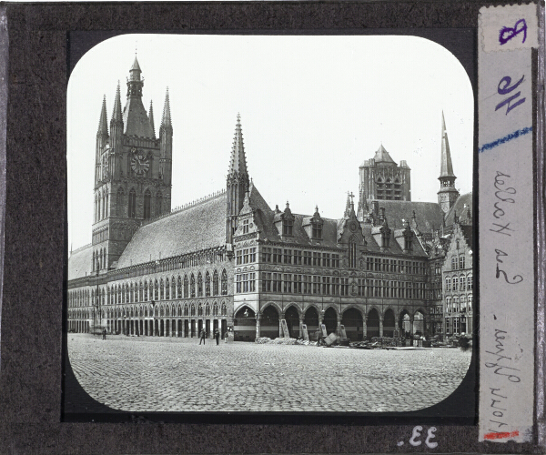 Ypres. Les Halles – secondary view of slide