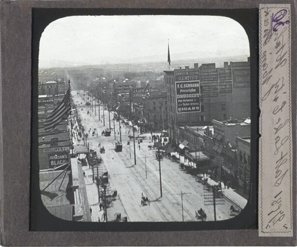 Salt Lake City, Utah, Main Street – secondary view of slide