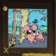 All there was left were the two little pigs holding up the door – Image inverted to correct view