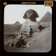 The Sphinx, with view of the Pyramids of Chepren and Menkaura