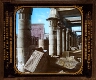 Philae, Colonade, Grand Temple – Front view of slide