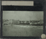 [View of seaside beach resort with hotels and churches]