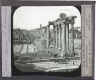 Rome. Le Forum romanum – Rear view of slide