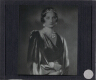 Unidentified woman wearing tiara – Image inverted to correct view