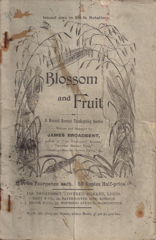 Service of song: Blossom and fruit
