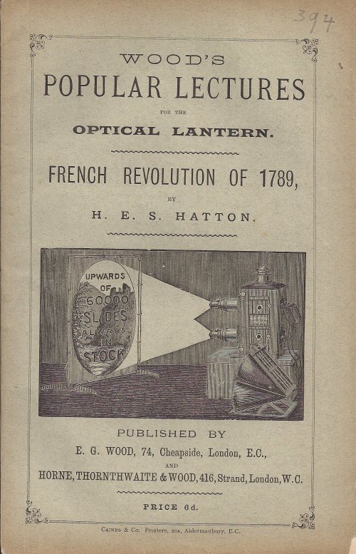 Lantern reading: French Revolution of 1789 (1889)