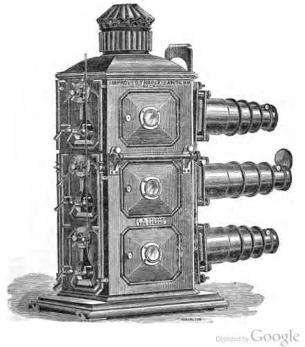 Malden' triple lantern, 1880s