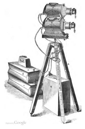image of  Bi-cylindrical lantern (biunial lantern, W.C. Hughes, 1875)