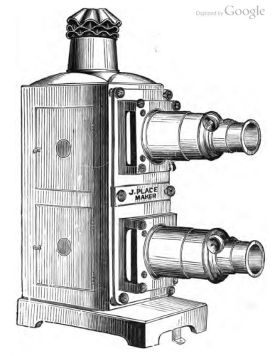 image of  Place's biunial lantern (biunial lantern, J. Place, 1880s)