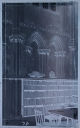 Arches and bookcases in church – primary version