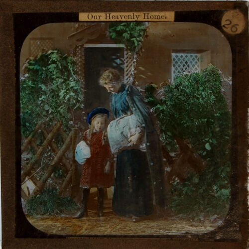 Ellen Harvey and her child bade farewell to the little cottage
