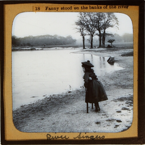 Fanny stood on the banks of the river