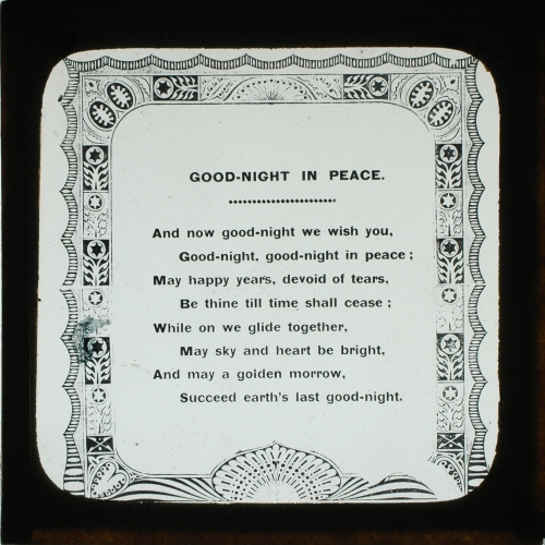 Hymn, Good-night, in peace