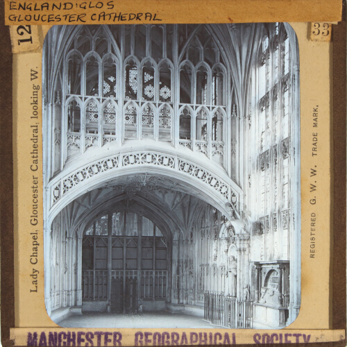 Gloucester Cathedral, Lady Chapel, looking W.