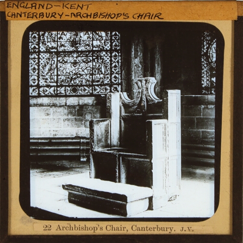 Archbishop's Chair, Canterbury