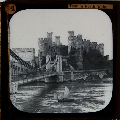 Conway Castle and Suspension Bridge– alternative version