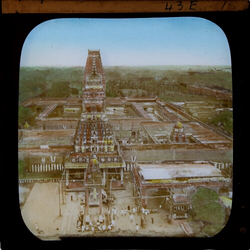 Conjeveram -- bird's-eye view of Temple
