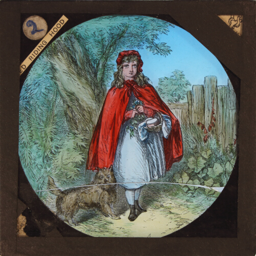 Red Riding Hood and her dog Tiny