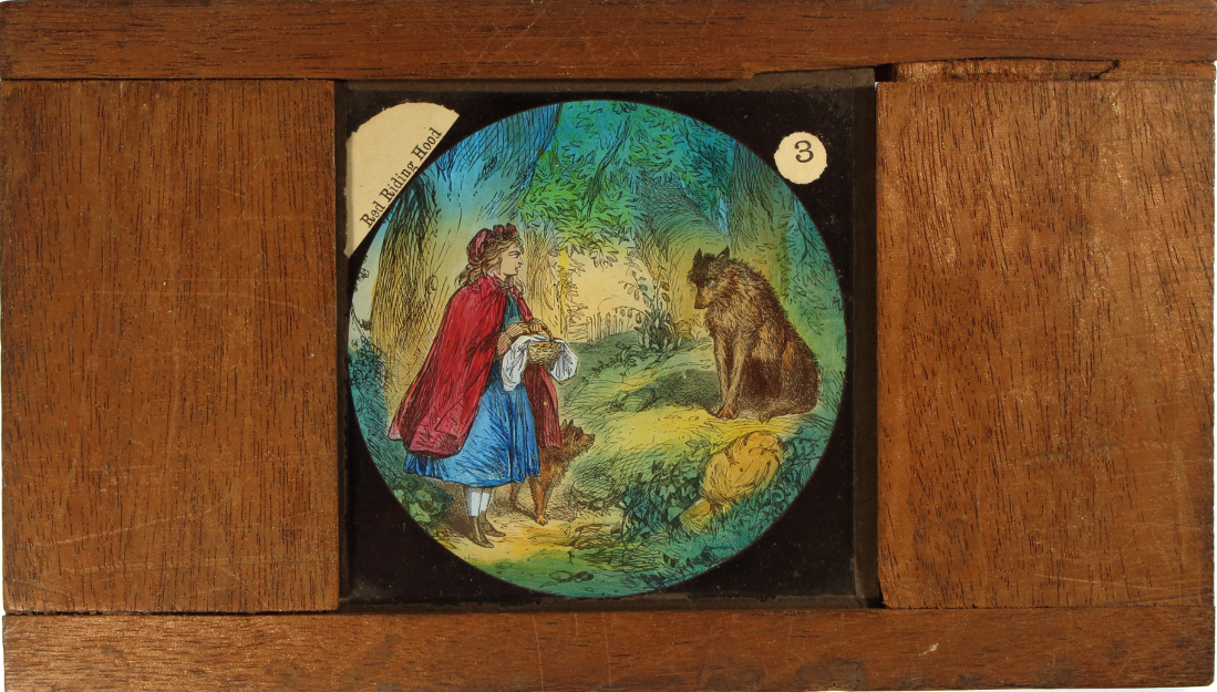Red Riding Hood talking to the Wolf– primary version