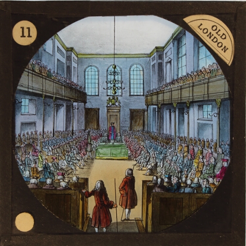 Interior of the House of Commons, time of Geo. II