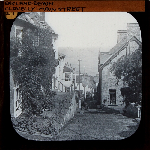 Street in Clovelly, looking down