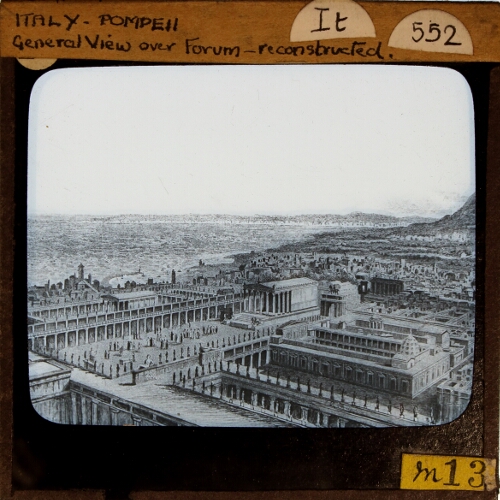 General view of Pompeii -- Restored