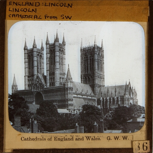Lincoln Cathedral, from S.W.