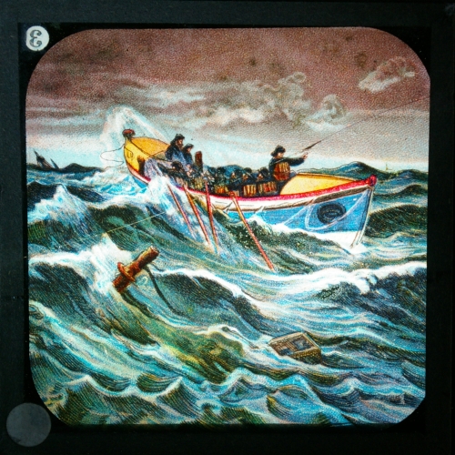 The Lifeboat on its way to the Wreck– primary version