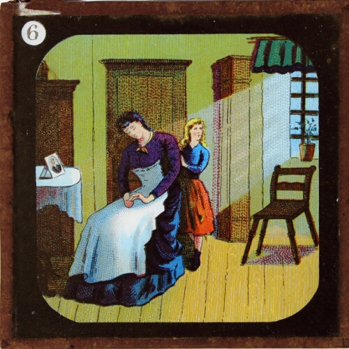 The poor wife and the elder girl, Cissie, were crouched together