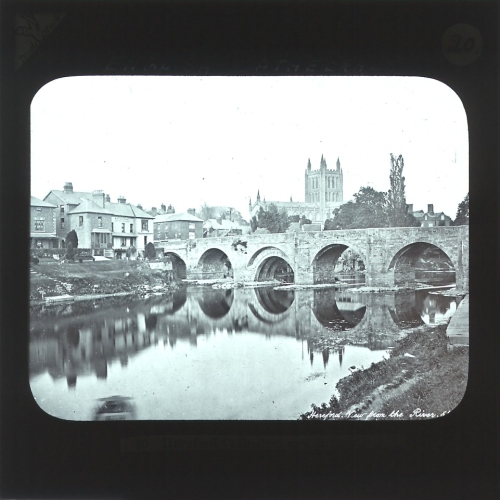 Hereford Cathedral and bridge