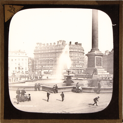 Trafalgar Square with Fountains and Grand Hotel