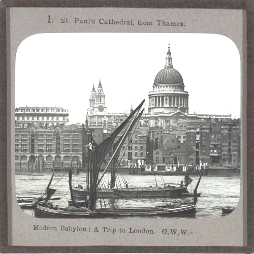 St Paul's Cathedral, from Thames