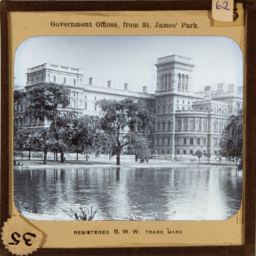 Government Offices, from St James' Park