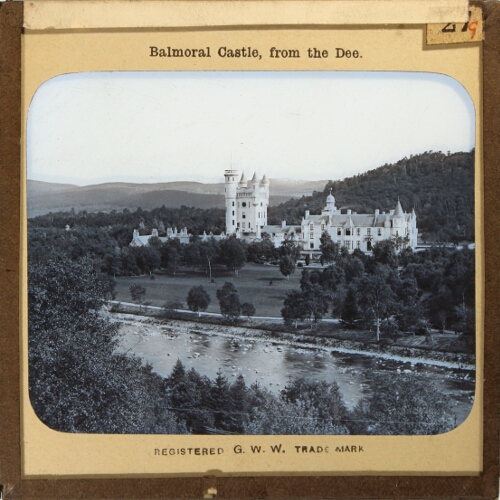 Balmoral Castle, from the Dee