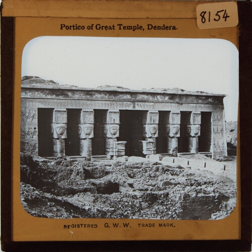 Portico of Great Temple, Dendera