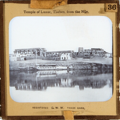 Temple of Luxor, Thebes, from the Nile– primary version
